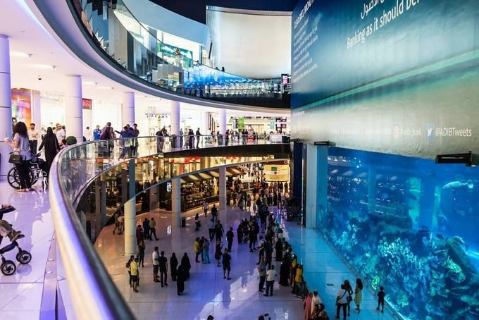 Hình ảnh bên trong Dubai Mall. Ảnh:Internet