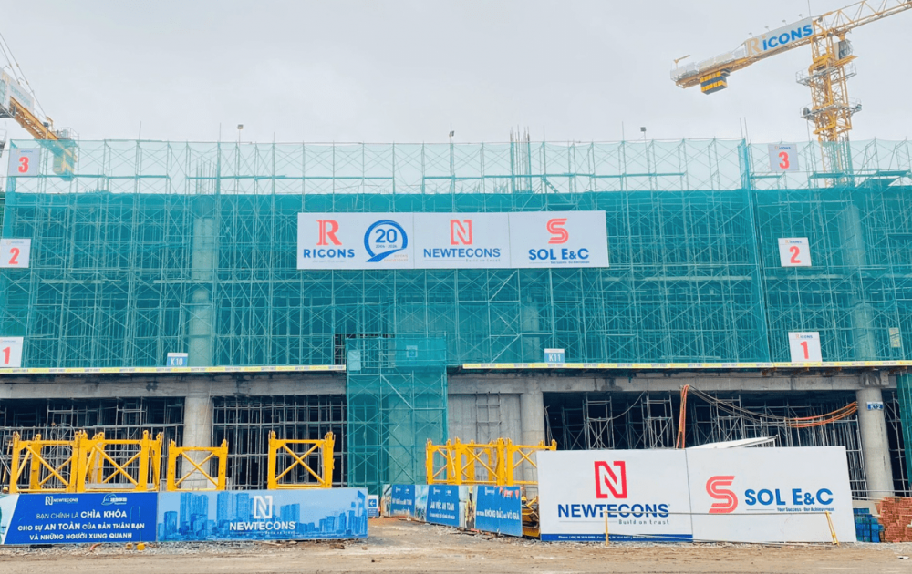 Newtecons cập nhật: Đã hoàn thành 90% tiến độ bê tông cốt thép dự án sân bay lớn nhất Việt Nam