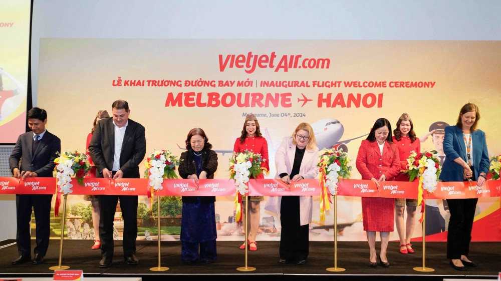 Vietjet tăng trưởng doanh thu 15% trong sáu tháng đầu năm 2024