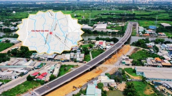 Cây cầu 500 tỷ sắp 'về đích' tại TP. HCM: 'Biến' 10km thành 500m với 11 nhịp cầu