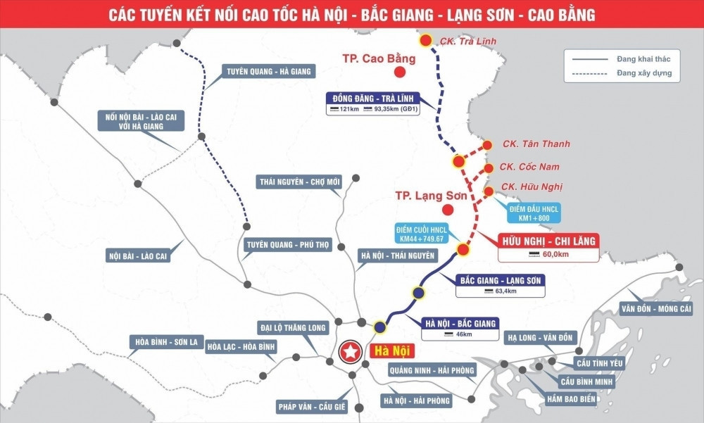 Tập đoàn Đèo Cả: Hơn 700 nhân sự cùng 300 máy móc phục vụ cho 2 tuyến cao tốc nối Cao Bằng - Lạng Sơn tổng vốn 34.000 tỷ đồng