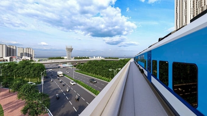 Tương lai sẽ có tuyến đường tàu metro chạy qua nút giao An Phú. Ảnh: BQLDA đầu tư xây dựng các công trình giao thông TP. HCM