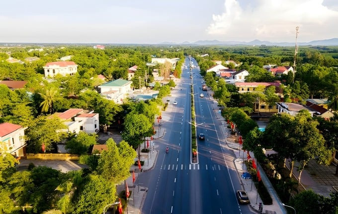 Huyện Phong Điền khi lên thị xã sẽ có 6 phường mới. Ảnh: Báo Tiền Phong