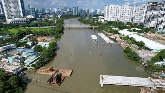 Cầu Rạch Đỉa sau khi hoàn thành sẽ góp phần 