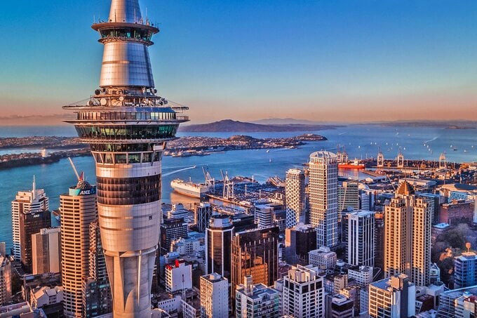 Đảo Bắc của New Zealand nổi bật với các thành phố sôi động như Auckland và Wellington. Ảnh: Internet