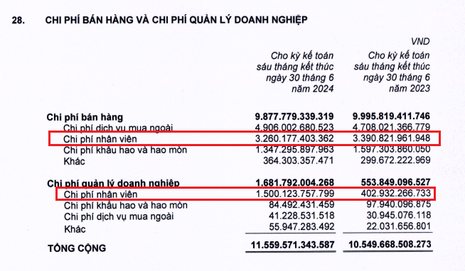 Nghịch lý tại Thế giới Di động (MWG): Hơn 8.500 người mất việc, chi phí cho nhân sự vẫn tăng vọt