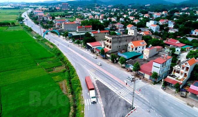 Một đoạn đường tránh tại TP. Hải Dương. Ảnh: Báo Hải Dương