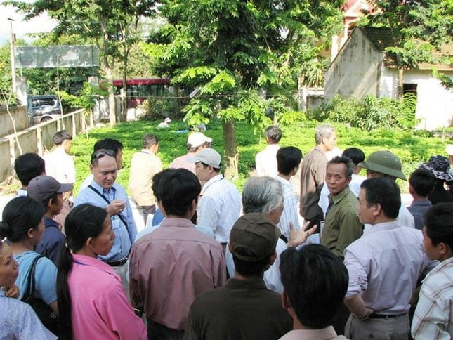 Từ khi có cây sưa, thôn Làng Chanh sôi động hẳn lên. Ảnh: Báo Tiền Phong