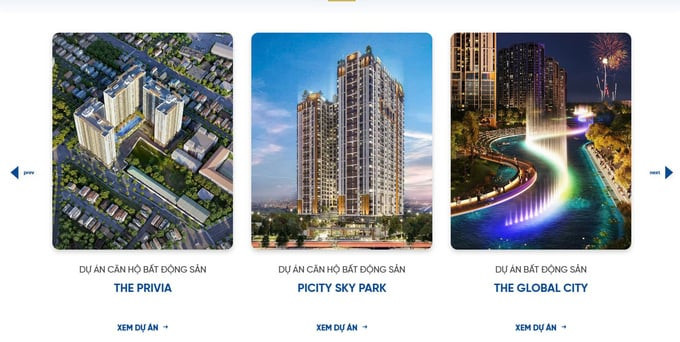 Các dự án của Sen Group