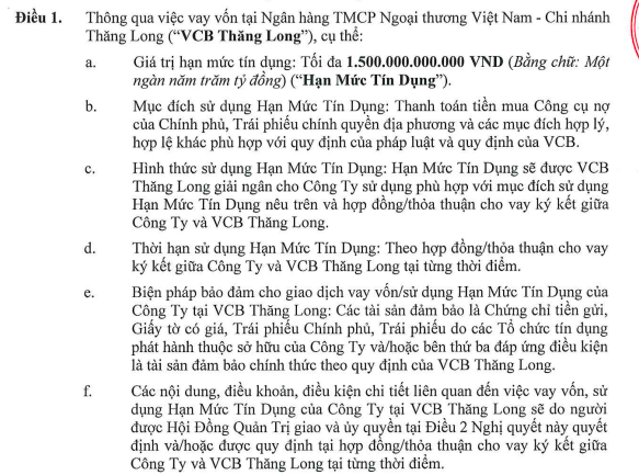 Chứng khoán Tiên Phong (TPS) muốn vay 1.500 tỷ từ Vietcombank