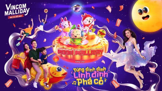 Vincom khởi động lễ hội trung thu 2024 'Moon Malliday – tùng dinh dinh, linh đình phá cỗ’ ảnh 1