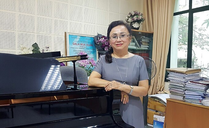 Giáo sư, NSND Trần Thu Hà là Giáo sư đầu ngành piano của Việt Nam