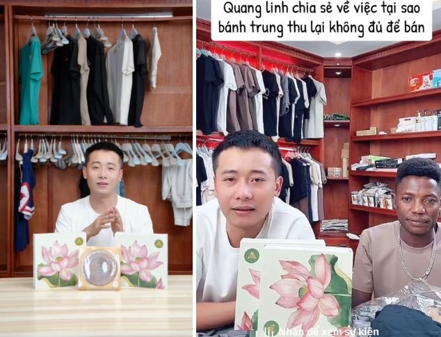 Khách hàng 'bóc phốt' bánh trung thu của Quang Linh Vlogs