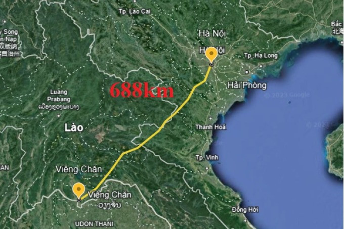 Dự kiến cao tốc Hà Nội - Viêng Chăn có tổng chiều dài là 688km. Ảnh minh họa