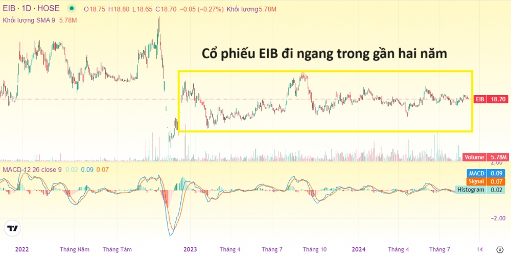 Khoản đầu tư 'hòa vốn' gần 1.200 tỷ của VIX tại Eximbank (EIB) có gì đặc biệt?