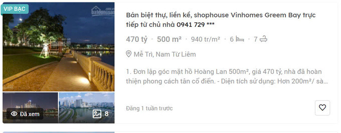 Trích: Trang Batdongsan.com