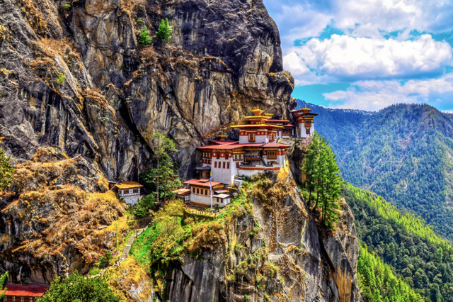 Taktsang Lhakhang được biết đến là điểm du lịch biểu tượng của Bhutan. Ảnh: Internet