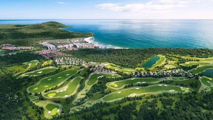 Khu du lịch nghỉ dưỡng và sân golf La Vân có diện tích khoảng 180ha. Ảnh minh họa