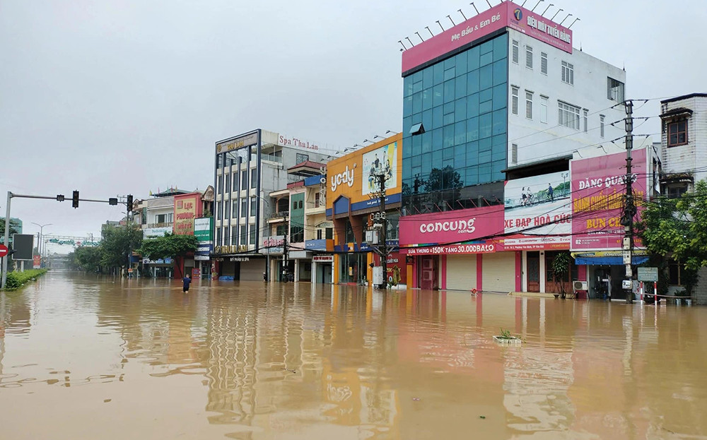 Ngày 10/9: Lũ tại Yên Bái tiếp tục lên, lũ trên sông Cầu, Thương có khả năng đạt đỉnh- Ảnh 1.