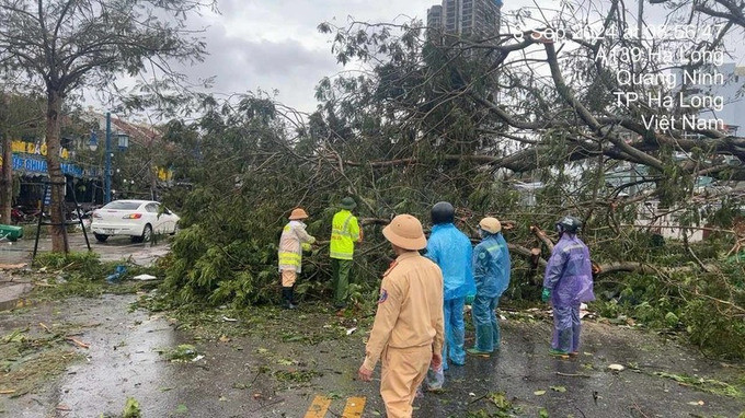 Các lực lượng dồn lực khắc phục hậu quả của bão số 3