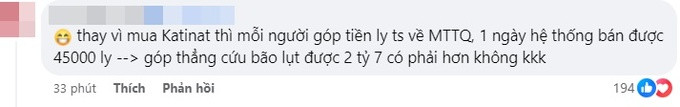 Nhiều khách hàng bất ngờ với bài đăng của KATINAT.