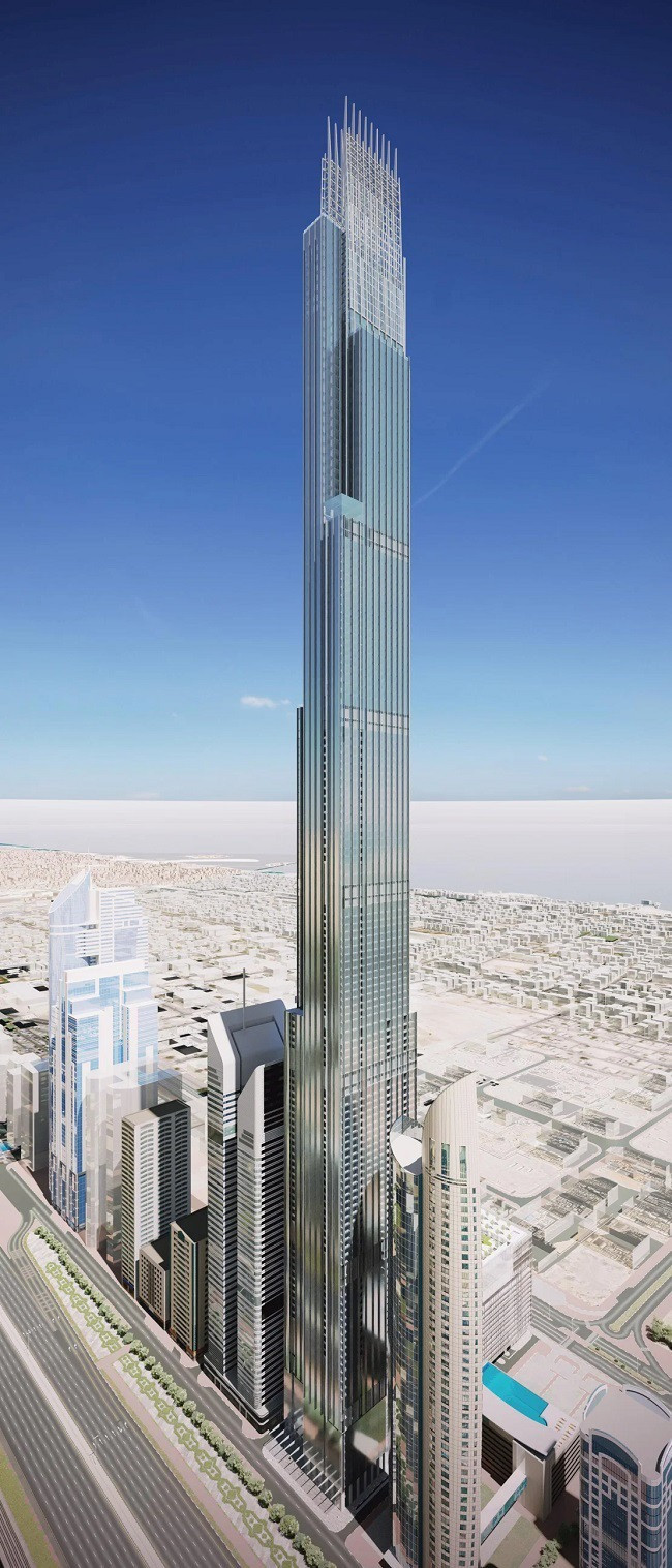 Phối cảnh tòa nhà Burj Azizi. Ảnh: CNN