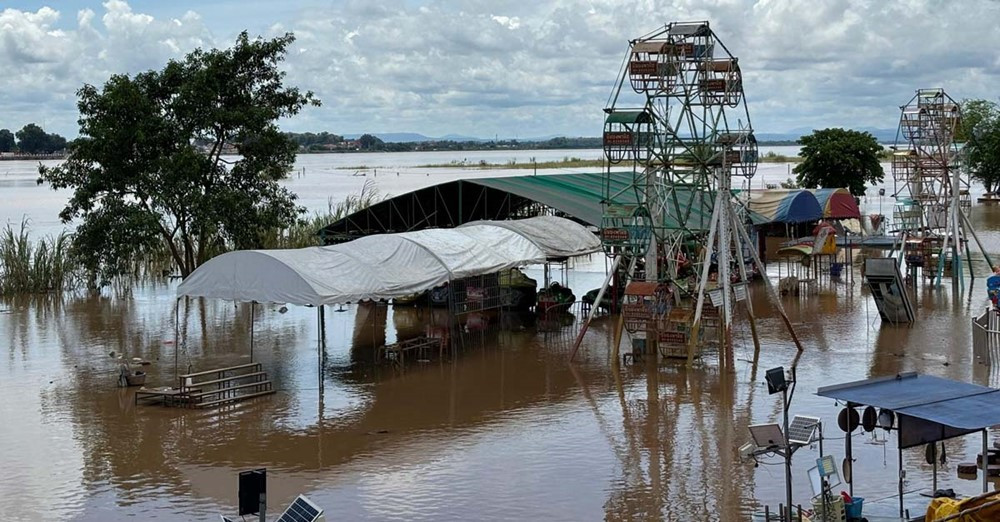 Lũ lụt nghiêm trọng tại Thái Lan và Lào: Mực nước sông Mekong vượt ngưỡng báo động sau siêu bão Yagi, khẩn cấp di dời dân - ảnh 5