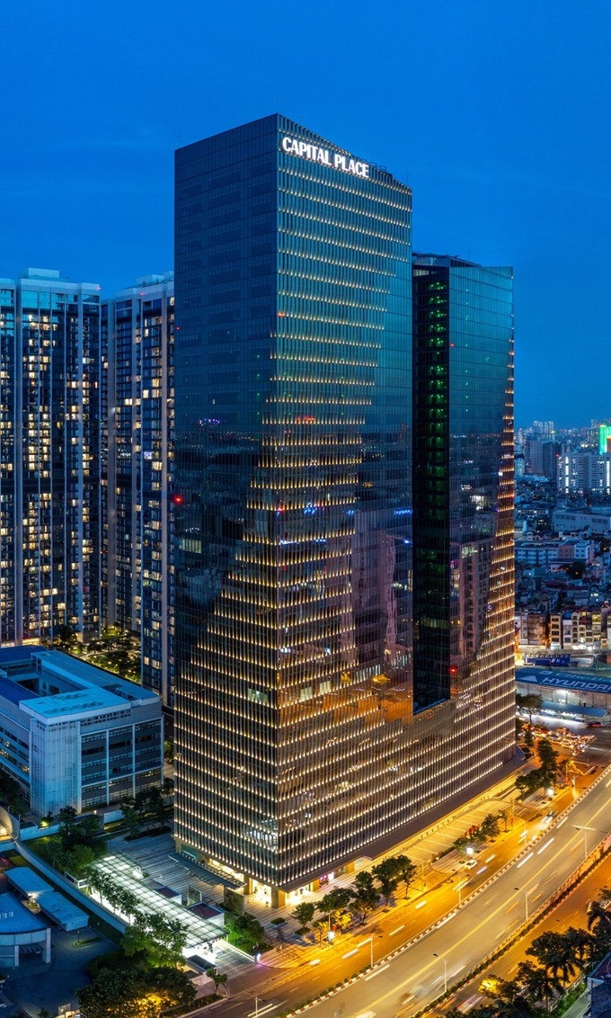 Tòa Capital Place có chiều cao 160m