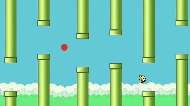 Lối chơi đơn giản và có phần vô tri của Flappy Bird lại gây nghiện và có được thành công không tưởng. Ảnh: Sưu tầm