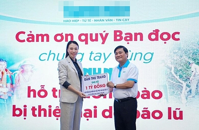 Quốc Cường Gia lai (QCG) gặp khó, Cường Đô La vẫn mạnh tay hỗ trợ đồng bào vùng bão lũ