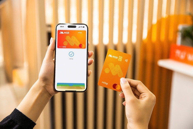 Thanh toán siêu an toàn và tiện lợi với thẻ MSB qua Apple Pay