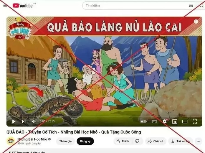 Trưởng phòng Youtube bị sa thải sau video câu like 'Quả báo làng Nủ Lào Cai'