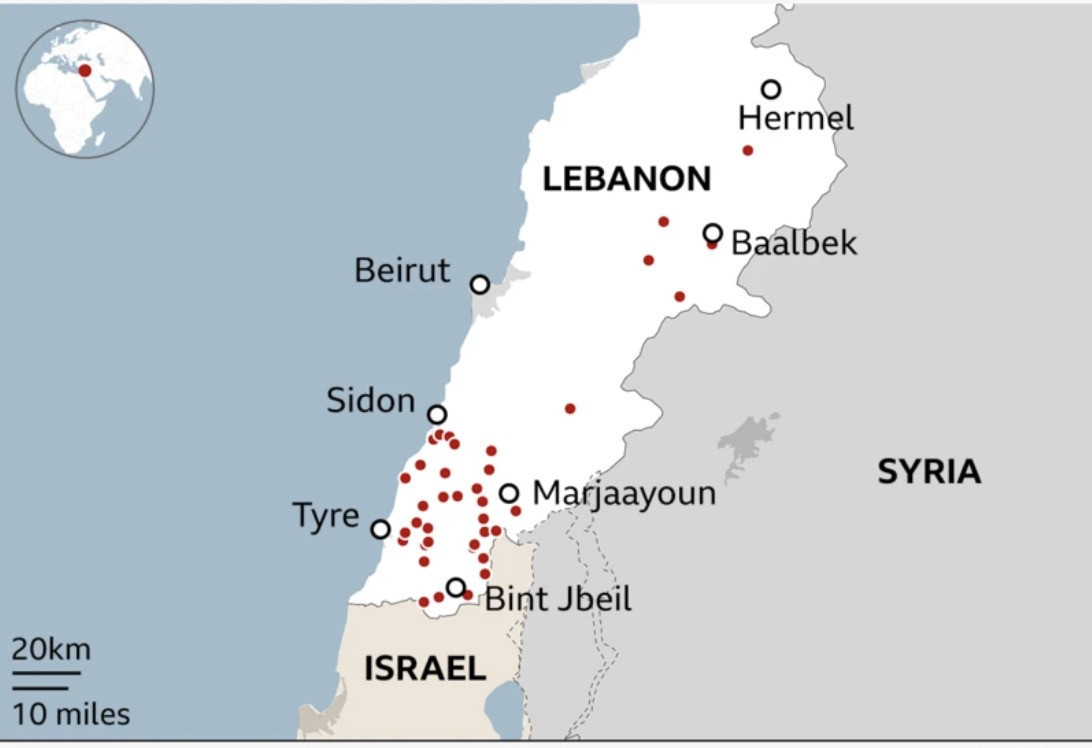 Israel Hezbollah bbc