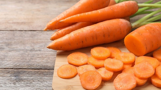 Beta-carotene trong cà rốt là một chất chống oxy hóa mạnh (Ảnh: Internet)