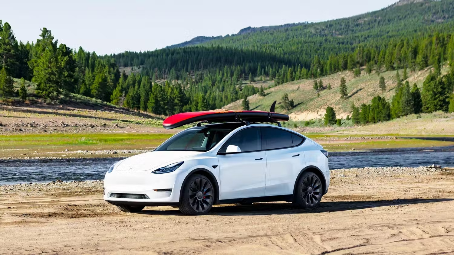 6 tesla model y parked outdoors.avif