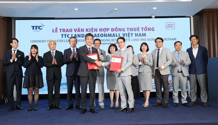 TTC Land (SCR) và AEONMall Việt Nam chính thức ký kết hợp đồng thuê tổng thuộc dự án TTC Plaza Đà Nẵng