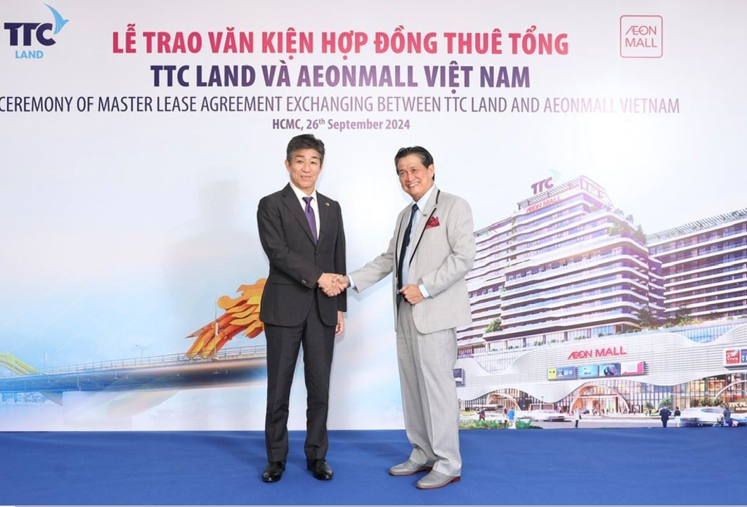 TTC Land (SCR) và AEONMall Việt Nam chính thức ký kết hợp đồng thuê tổng thuộc dự án TTC Plaza Đà Nẵng