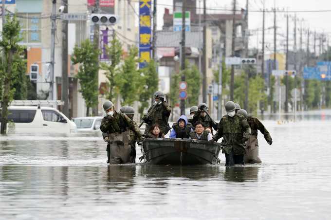 Tokyo nằm trong khu vực dễ bị ảnh hưởng bởi thiên tai, đặc biệt là lũ lụt do bão và mưa lớn. Ảnh: Internet