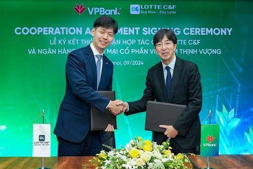 VPBank hợp tác cùng LOTTE C&F cung cấp giải pháp tài chính cho khách hàng mua trước trả sau