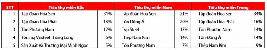 Hoa Sen (HSG) có nguy cơ bị soán ngôi 'vua tôn' tại thị trường màu mỡ miền Nam