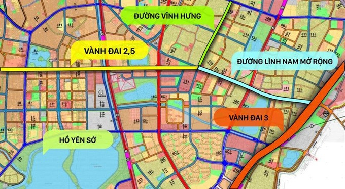 Bản đồ tuyến đường Lĩnh Nam mở rộng. Ảnh: An Thanh