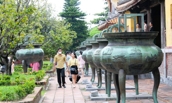 Quần thể Di tích Cố đô Huế hiện đang thu hút hàng triệu du khách mỗi năm. Ảnh: Vietnam.vn