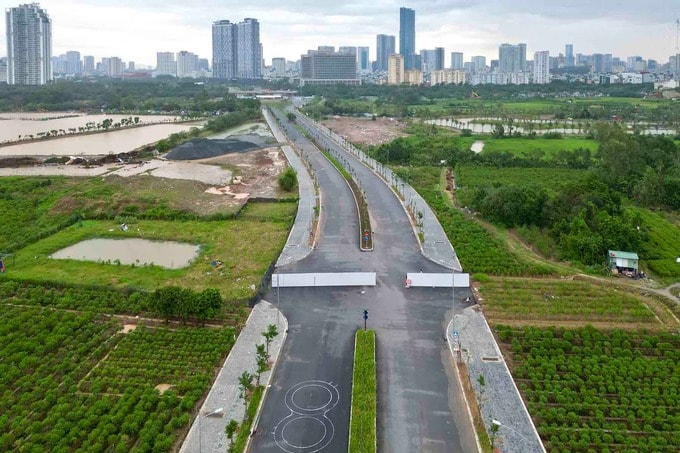 Tuyến đường Lê Quang Đạo kéo dài nối quận Nam Từ Liêm và Hà Đông. Ảnh: Hữu Chánh