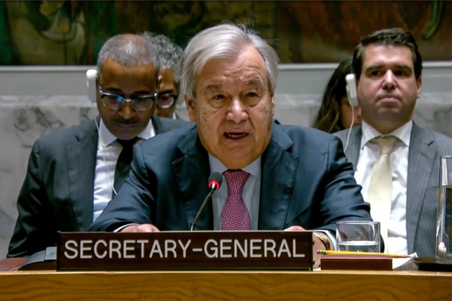 Liên Hợp Quốc lên án việc Israel cấm Tổng Thư ký Guterres vào nước này ảnh 1