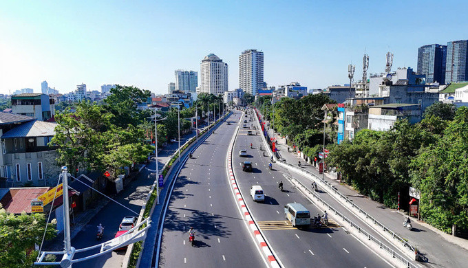 Cầu vượt tại nút giao An Dương - đường Thanh Niên (giai đoạn 2) chính thức được thông xe