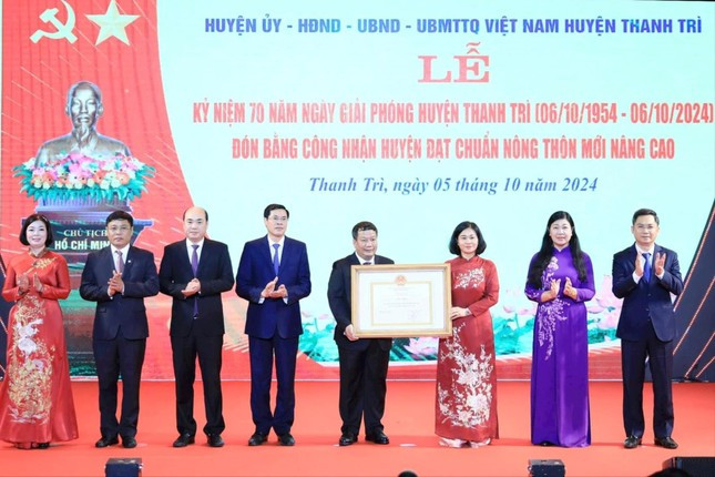 Hà Nội: Huyện Thanh Trì còn một tiêu chí để lên quận ảnh 1