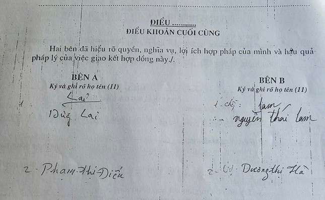 Ông đã chết, bà không biết chữ vẫn có chữ ký trong hồ sơ tặng đất hương hỏa cho cháu ngoại ảnh 2