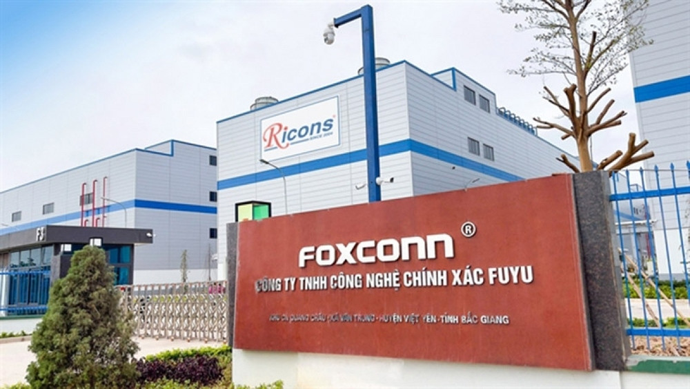 Foxconn đạt doanh thu kỷ lục gần 58 tỷ USD