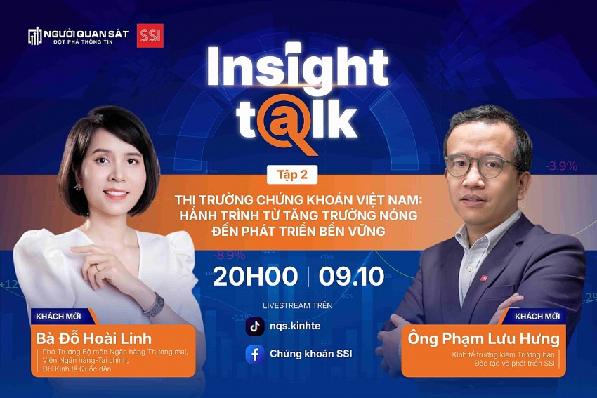 Insight Talk số 2: Hành trình từ tăng trưởng nóng đến phát triển bền vững của TTCK Việt Nam