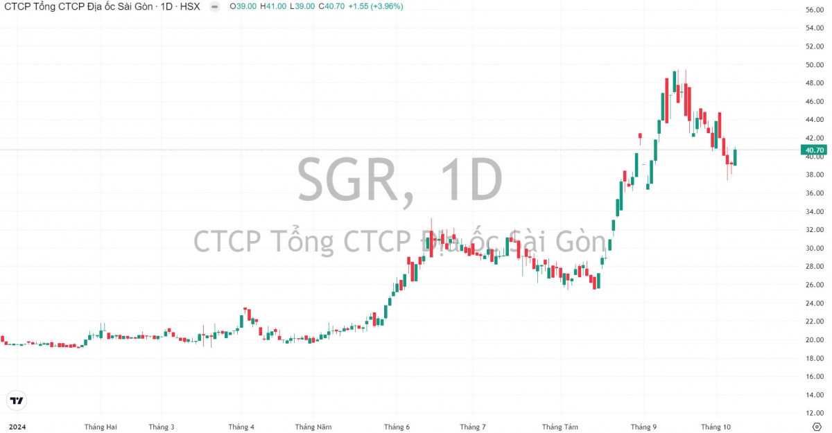 Saigonres (SGR) khởi động KQKD quý III/2024 nhóm BĐS: Doanh thu và lợi nhuận lần lượt tăng 218% và 128%